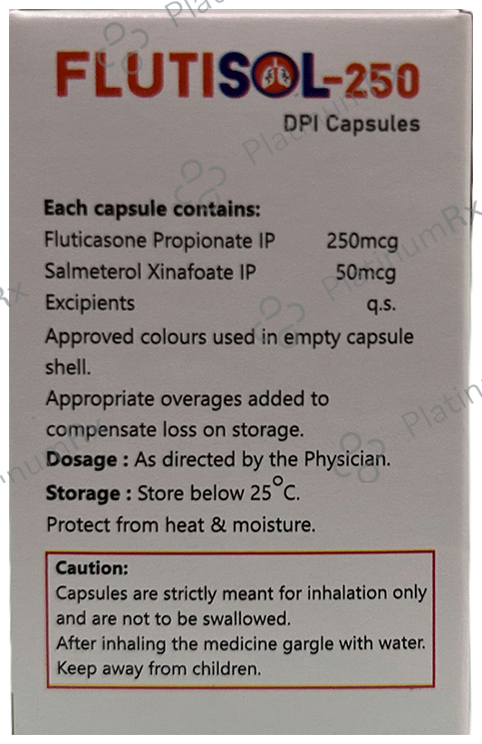 Flutisol 250 DPI Capsule