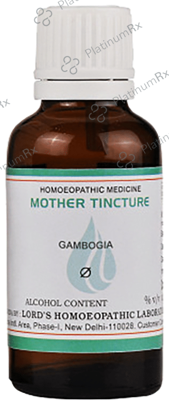 Lord's Gambogia Mother Tincture Q