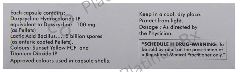 Microdox LBX 100mg/5B Capsule 10s