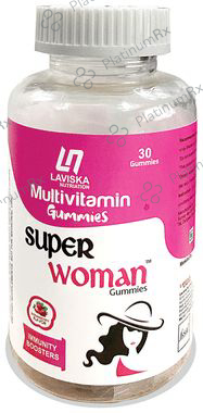 Super Woman Multivitamin Gummies Strawberry