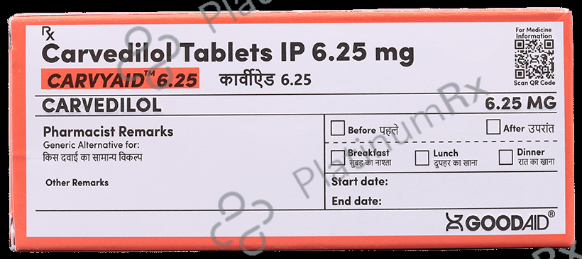 Carvyaid 6.25 Tablet