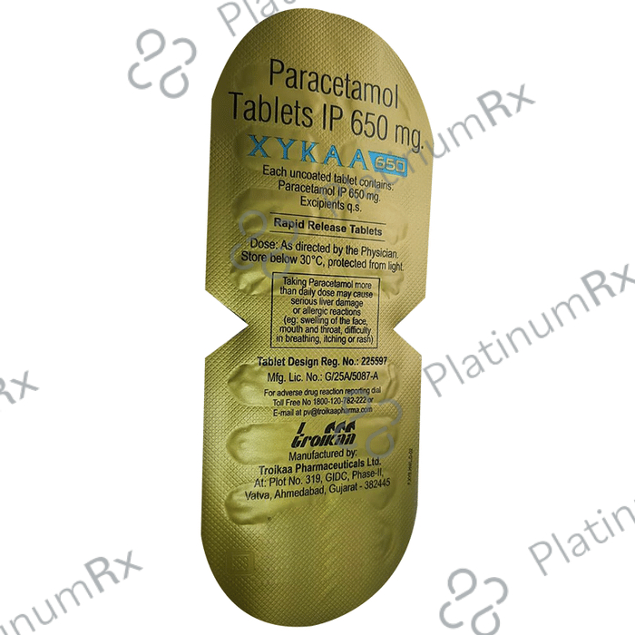 Xykaa Rapid 650 Tablet 10 Tablet