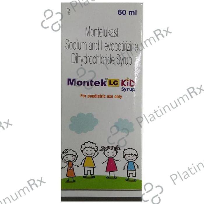 Montek LC Kid 2.5/4mg Syrup 60ml
