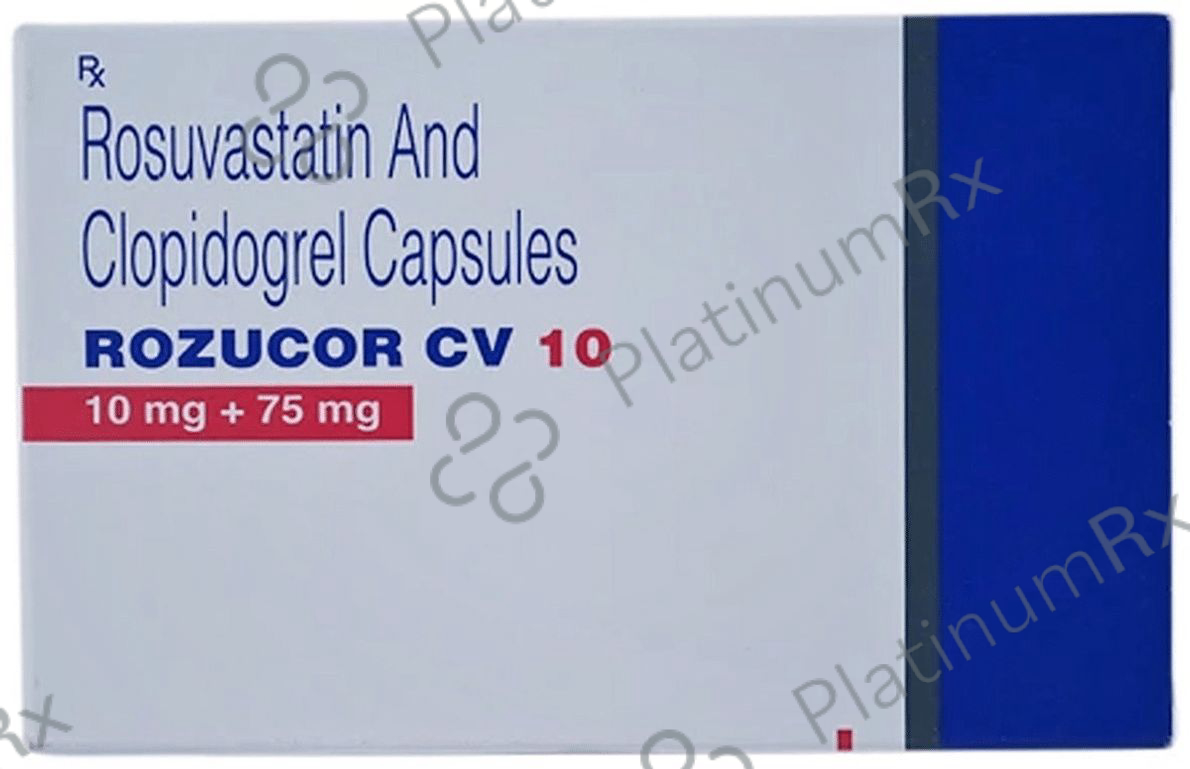 Rozucor CV 10mg/75 Capsule 10s