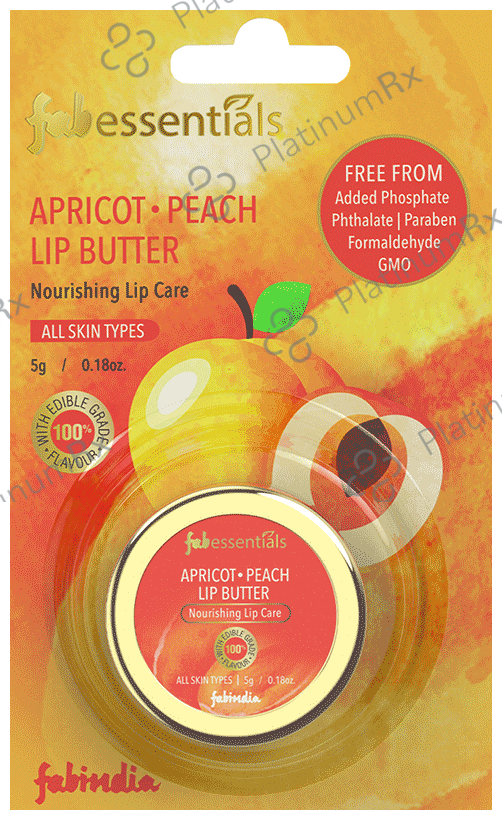Fabessentials Apricot & Peach Lip Butter