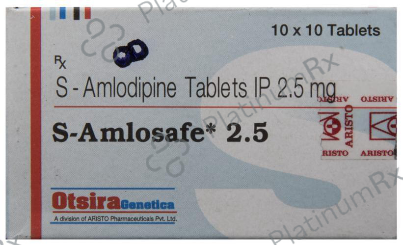 S Amlosafe 2.5mg Tablet 10s