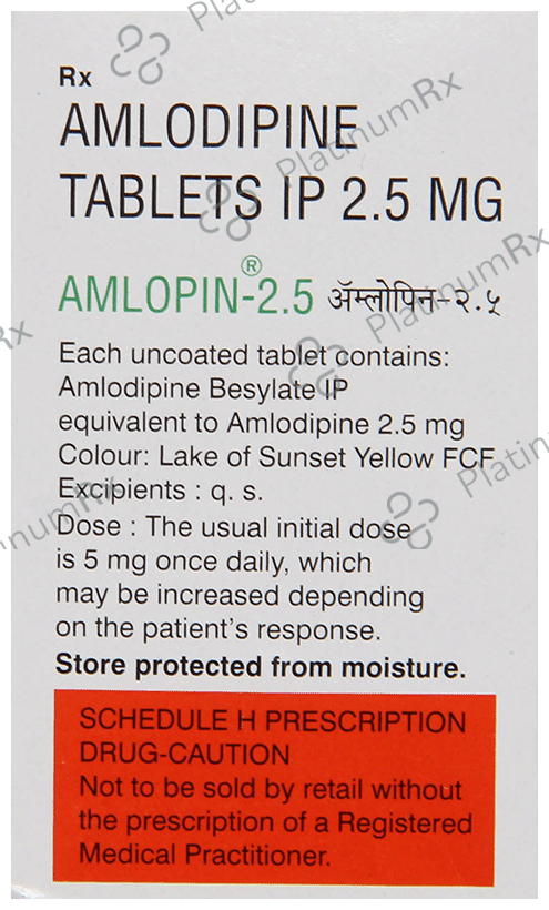 Amlopin 2.5mg Tablet 10s