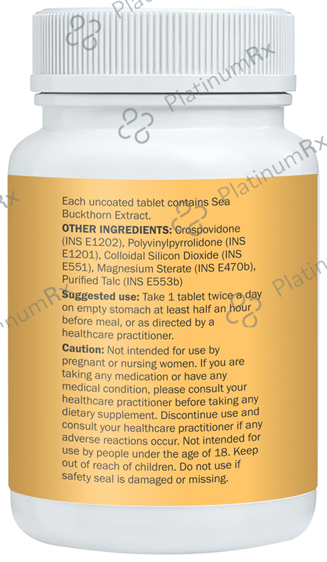 Azafran Actives Sea Buckthorn Extract Tablet