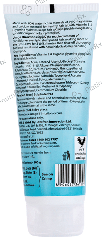 Azafran Organics Aqua Halo Rejuvenating Conditioner