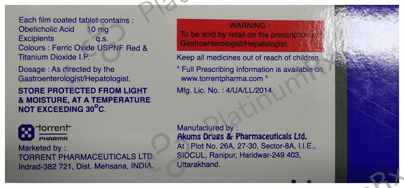 Ocabile 10mg Tablet 10s