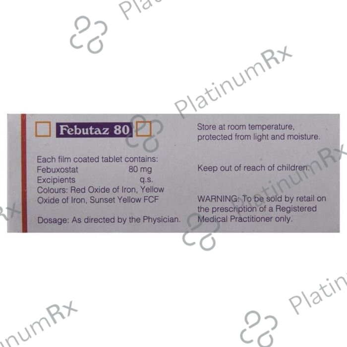 Febutaz 80mg Tablet 10s
