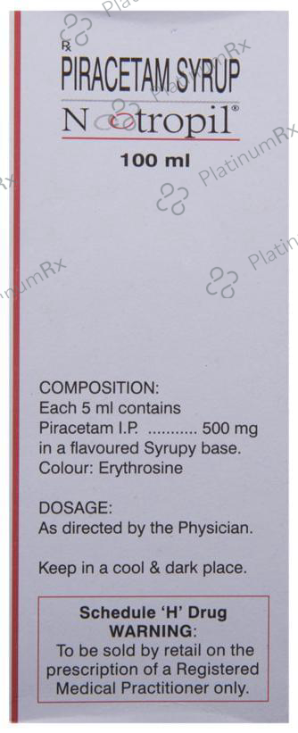 Nootropil 500mg Syrup 100ml