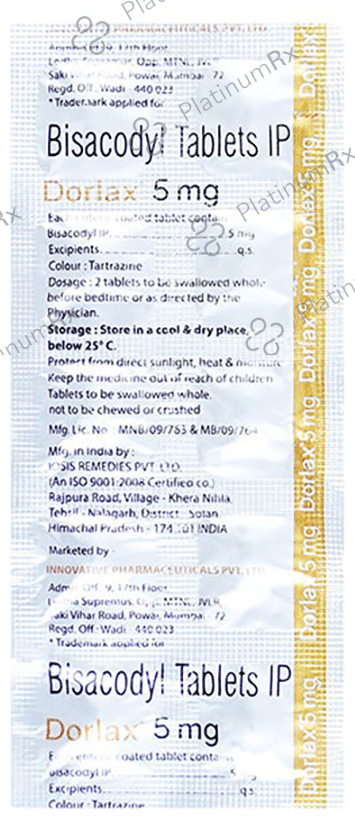 Dorlax 5mg Tablet