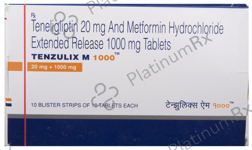 Tenzulix M 1000 Tablet ER 10 Tablet ER