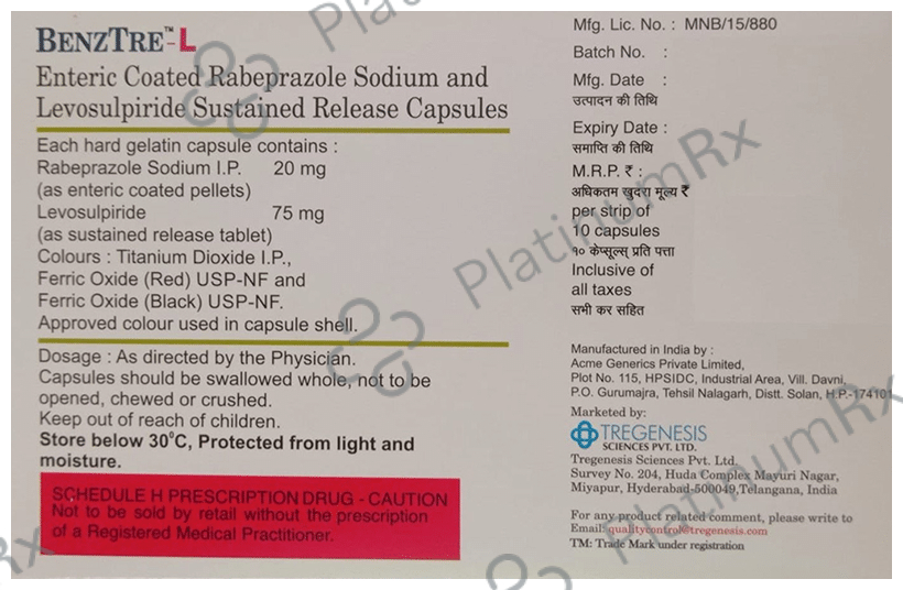 Benztre-L Capsule SR