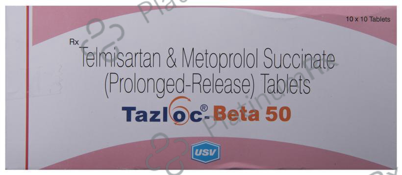 Tazloc Beta 50 50/40mg Tab PR 10s