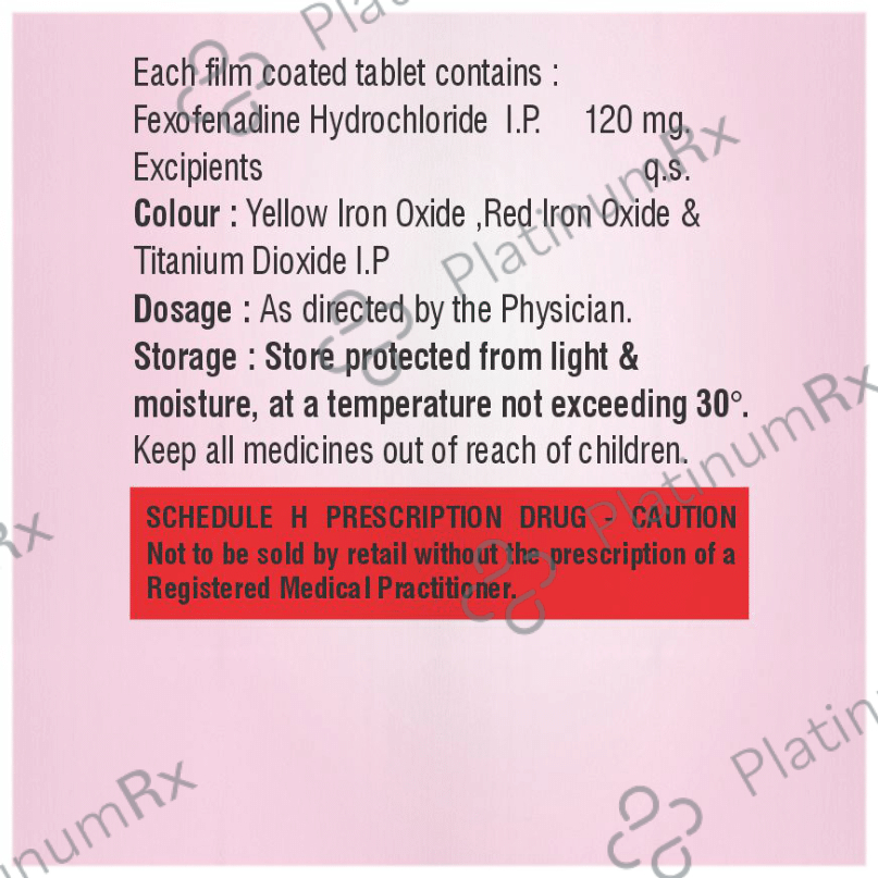 Fexovax 120mg Tablet
