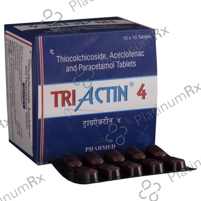 Triactin 4 100/325/4mg Tablet 10s