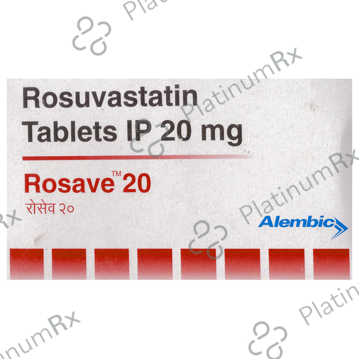 Rosave 20mg Tablet 15s