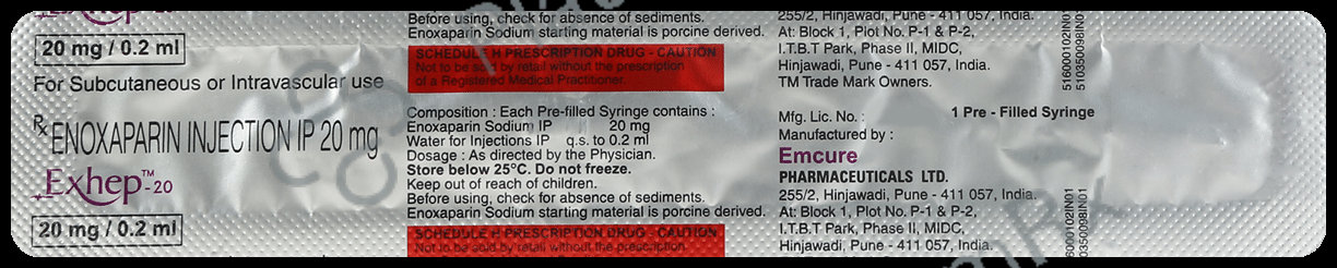 Exhep 20 Injection