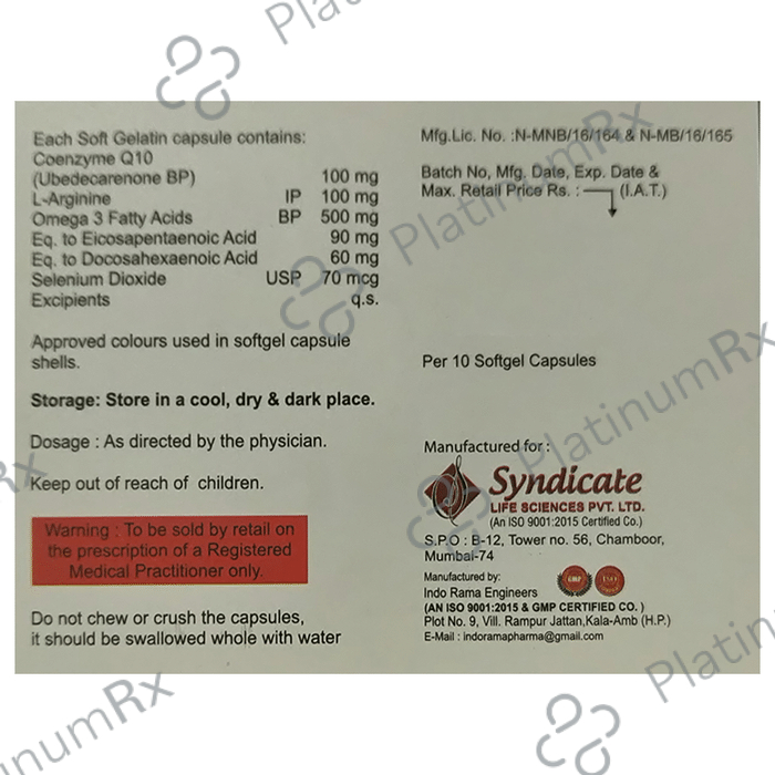 Writex-Gold Soft Gelatin Capsule