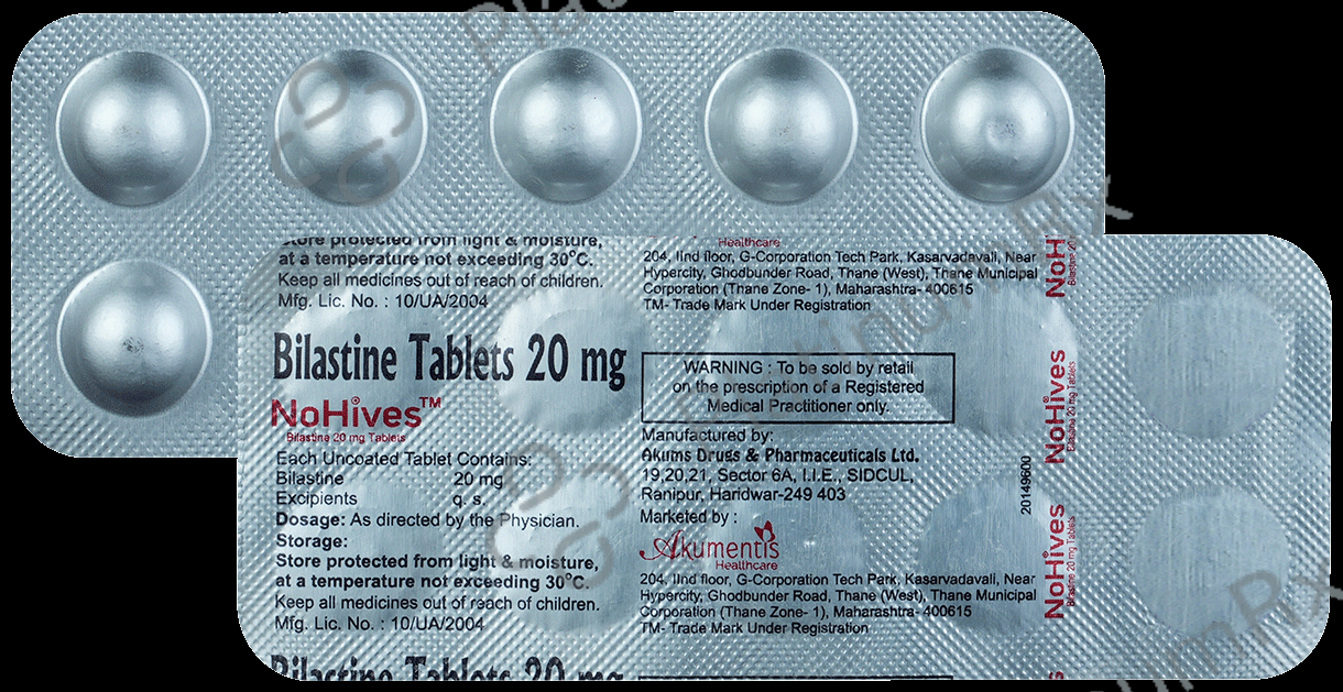Nohives 20mg Tablet 10s