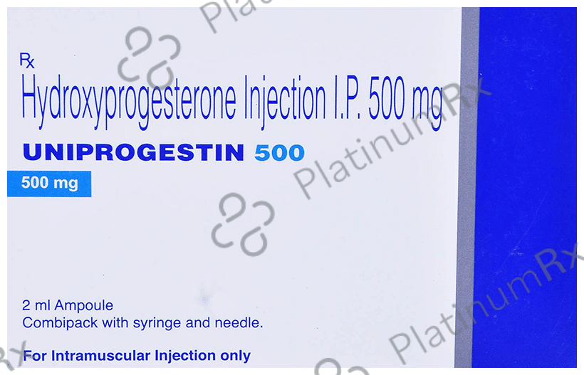 Uniprogestin 500mg Injection 2ml