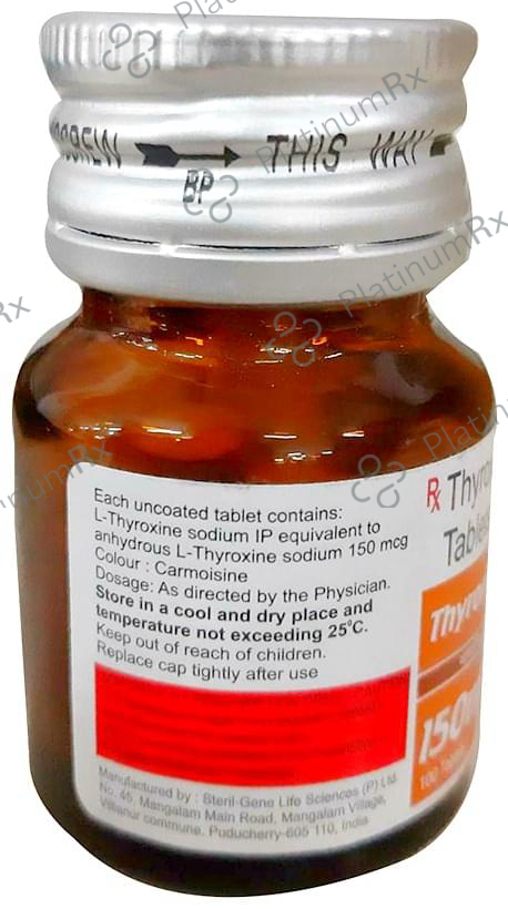 Thyrorich 150mcg Tablet 100s