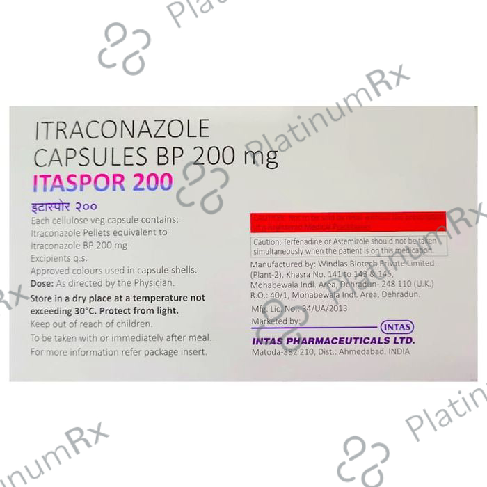 Itaspor 200mg Capsule 10s