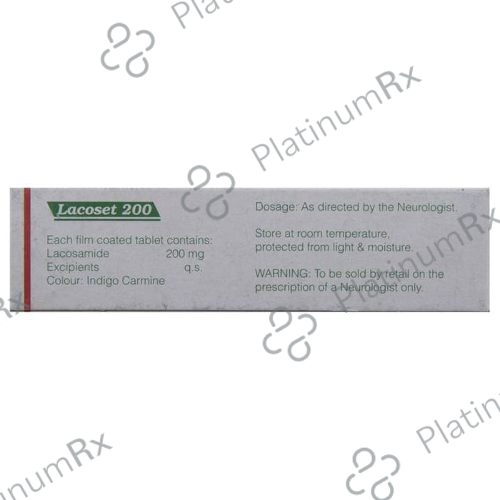 Lacoset 200mg Tablet 10s