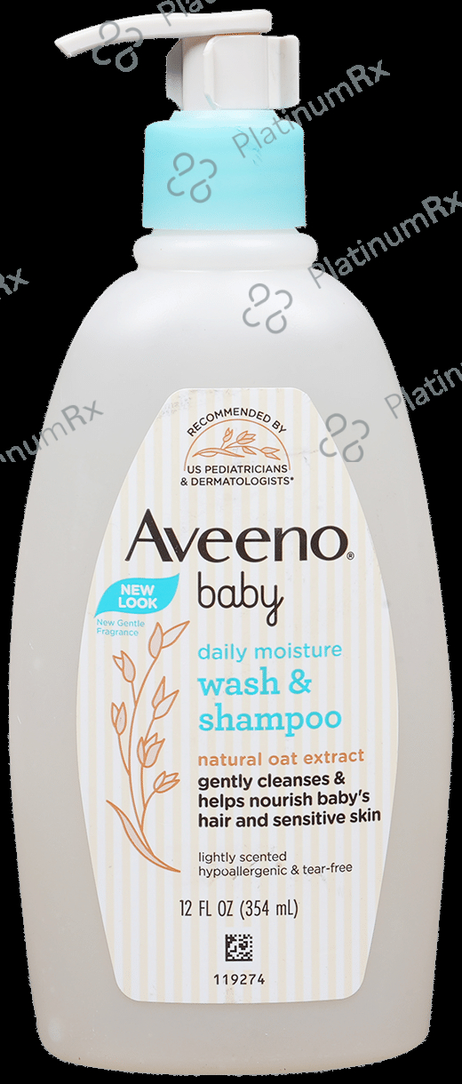 Aveeno Baby Daily Moisture Wash & Shampoo 354ml