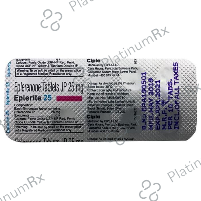 Eplerite 25mg Tablet 10s