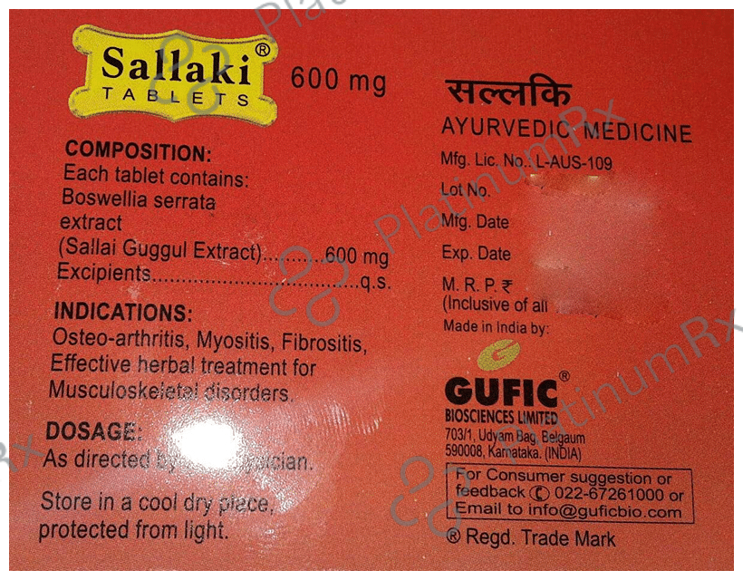 Sallaki 600mg Tablet