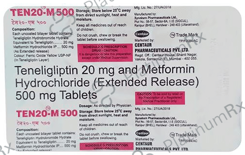 Ten20 M 500 Tablet ER
