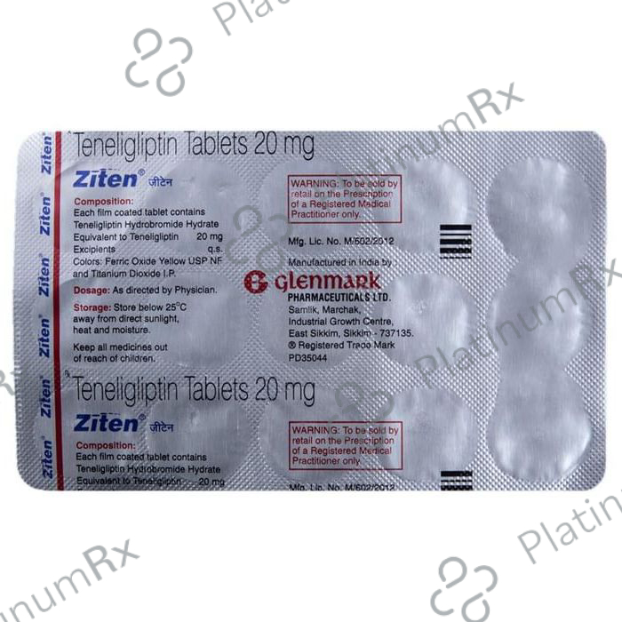 Ziten 20mg Tablet 15s