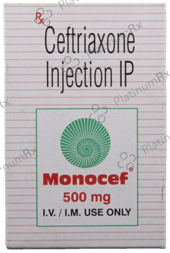 Monocef 500mg Injection 2ml