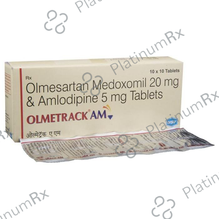 Olmetrack AM 5/20mg Tablet 10s