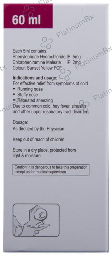 Solvin Cold AF 2/5mg Syrup 60ml