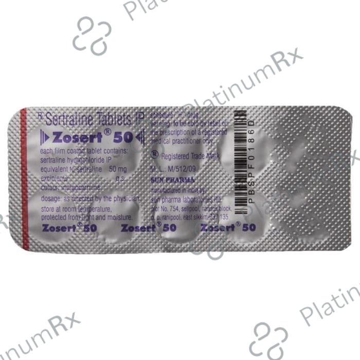 Zosert 50mg Tablet 10s