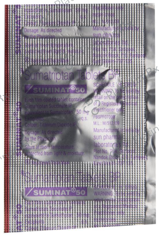 Suminat 50mg Tablet 1s