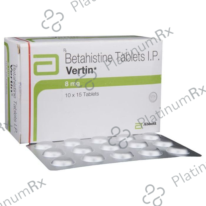 Vertin 8mg Tablet 15s