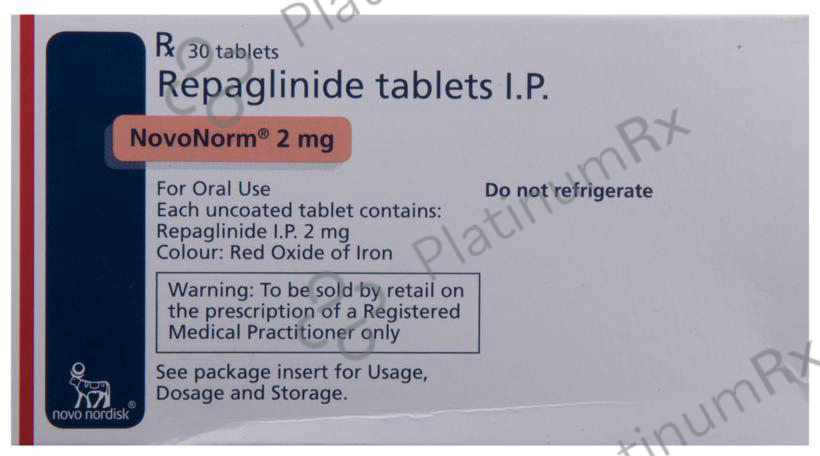 Novonorm 2mg Tablet 15s
