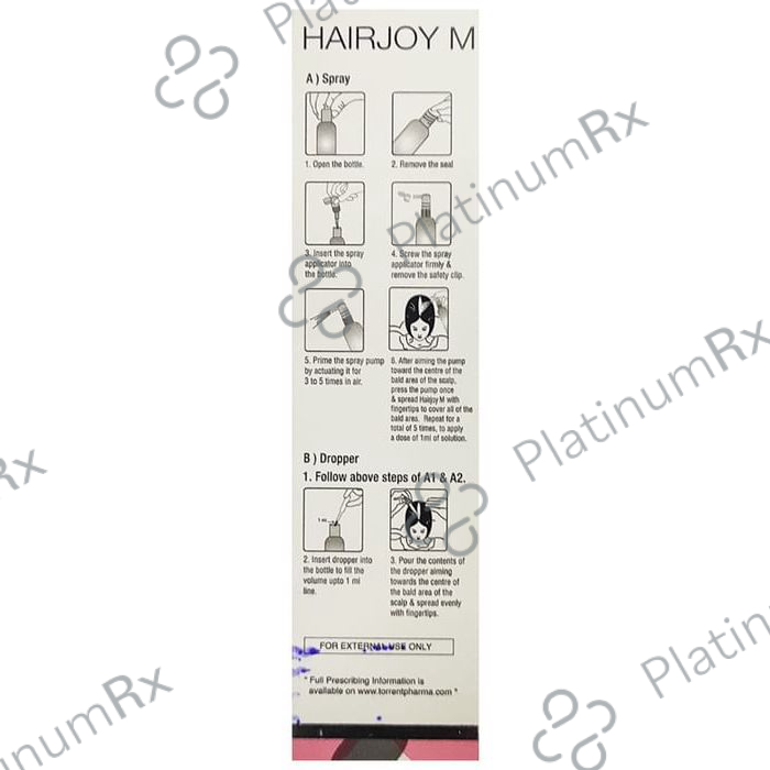 Hairjoy M 2% Topical Solution 60ml