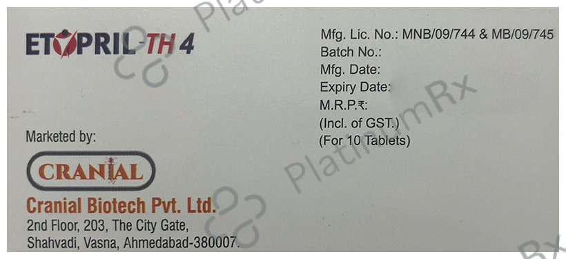 Etopril-TH 4 Tablet