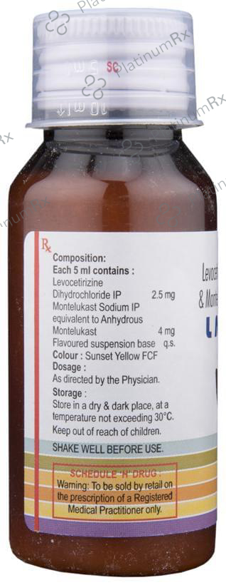 L Montus 2.5/4mg Oral Suspension 60ml