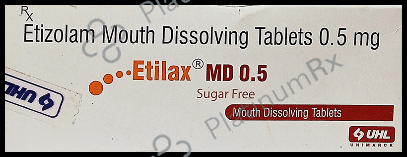Etilax MD 0.5 Tablet Sugar Free
