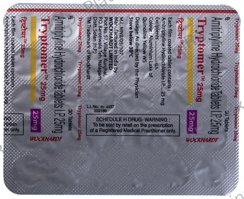 Tryptomer 25mg Tablet 30s