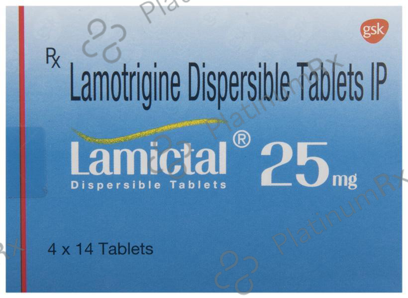 Lamictal 25mg Dispersible Tablet