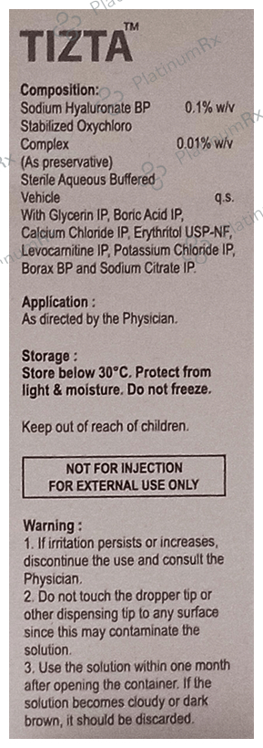 Tizta 0.1% Eye Drop 10ml