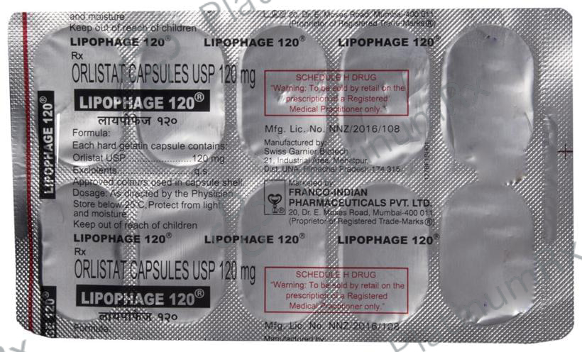 Lipophage 120 Capsule